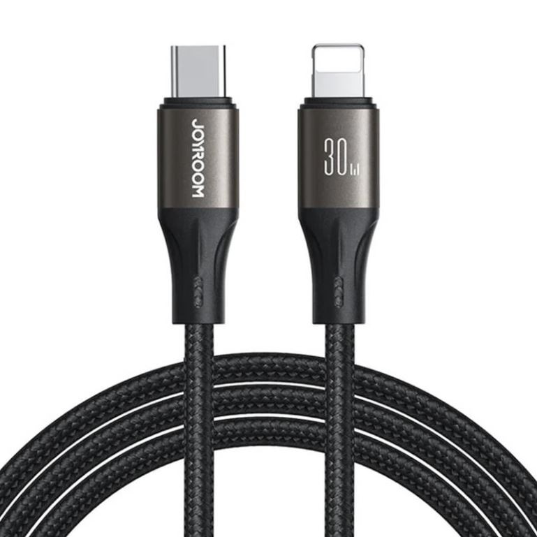 Joyroom S-A25 30W Lightning PD 2M Adatkábel - Fekete