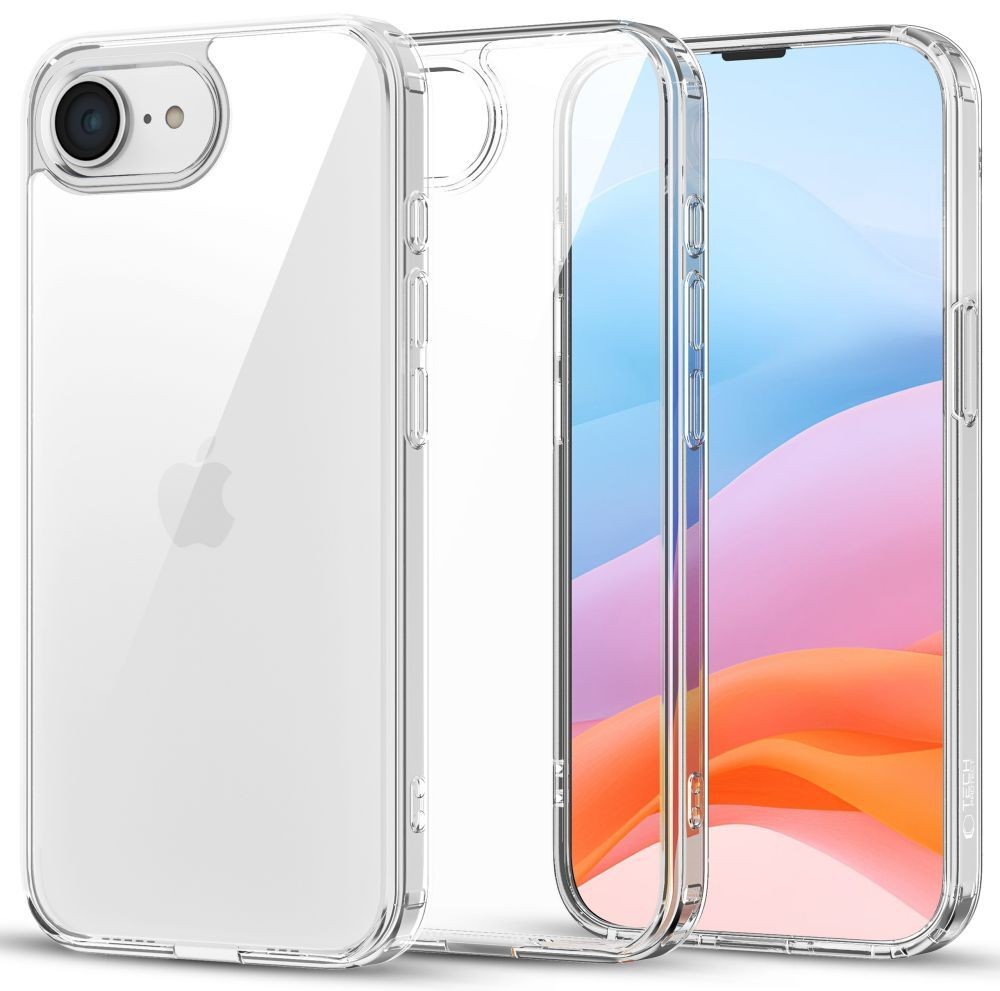Apple iPhone 16e Tech-Protect FlexAir Hátlap - Átlátszó