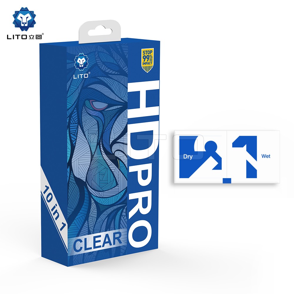 Apple iPhone 17 Pro Lito HD Pro ESD 2.5D Full Üvegfólia - Fekete