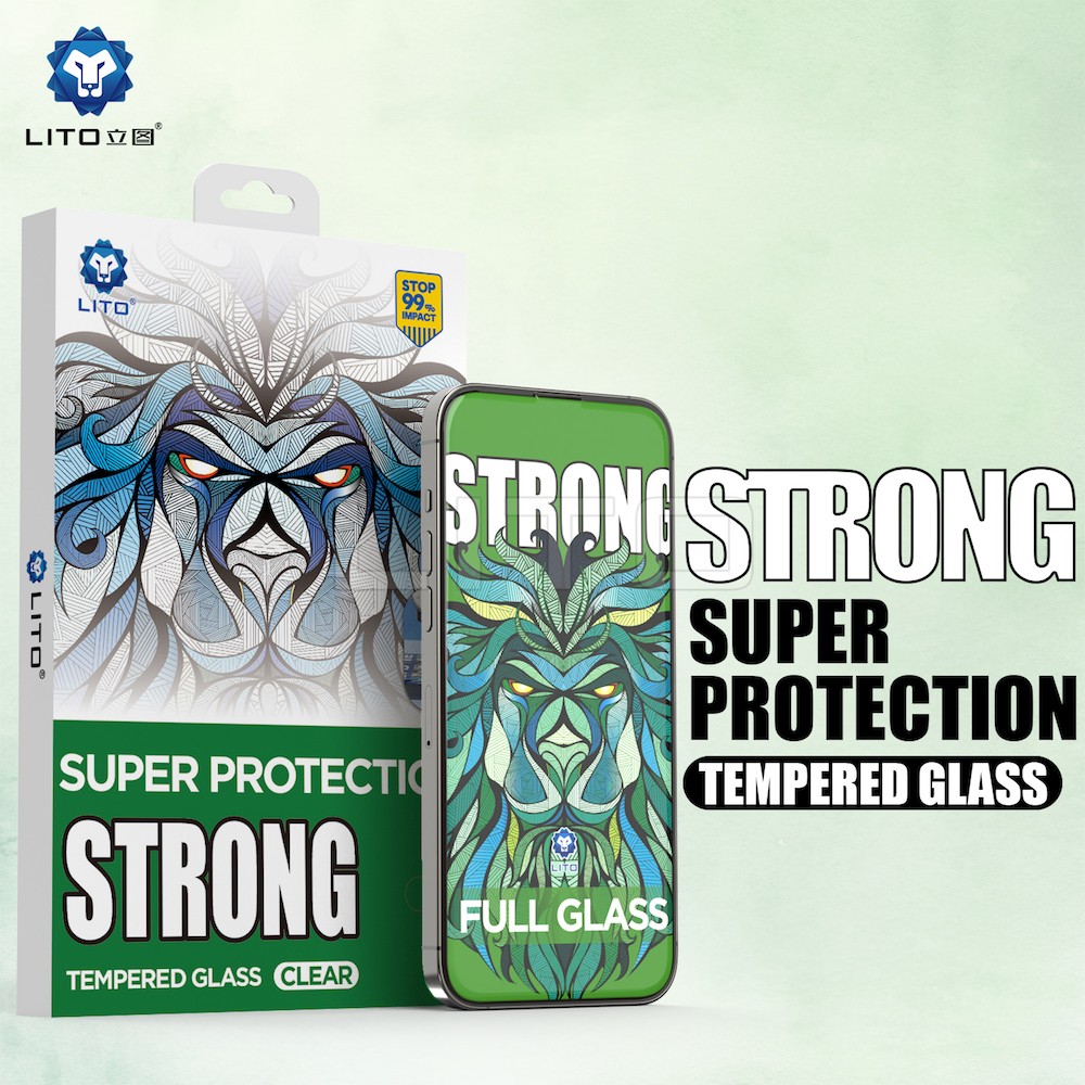 Apple iPhone 16 Pro/17 Lito D+ Max Strong Edge 2.5D Full Üvegfólia - Feket
