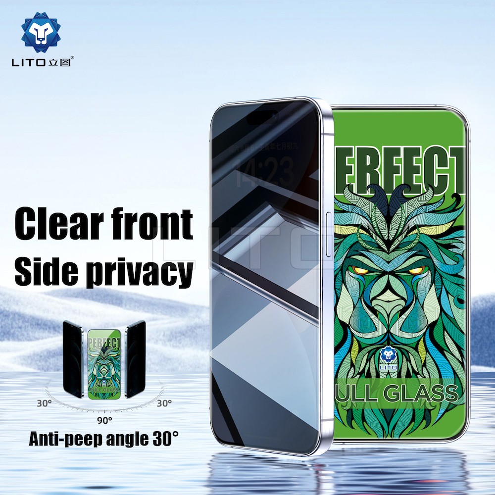 Apple iPhone 17 Air Lito D+ Max Strong Edge Privacy 2.5D Full Üvegfólia - 
