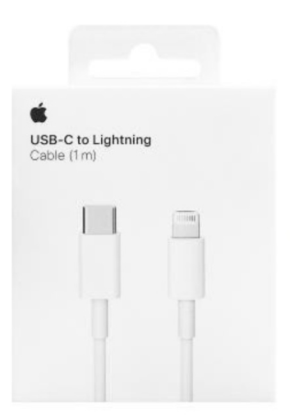 Apple MM0A3ZM/A USB Type-C/Lightning 1M Blister Adatkábel - Fehér