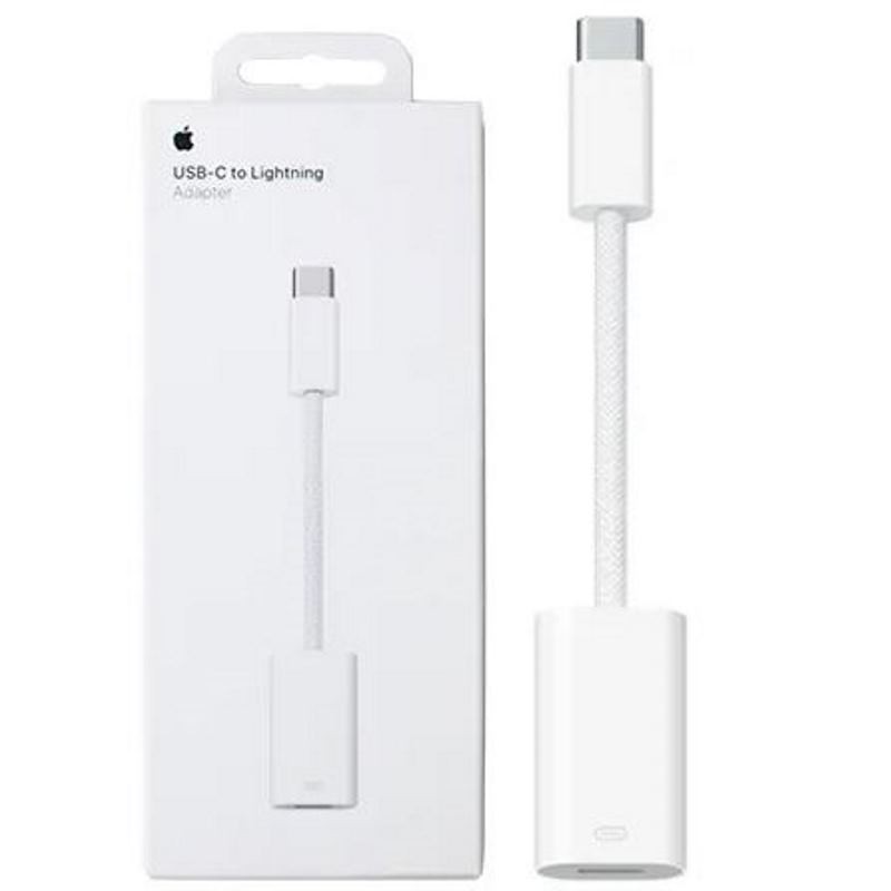 Apple MUQX3ZM/A Lightning/Type-C Adapter- Fehér