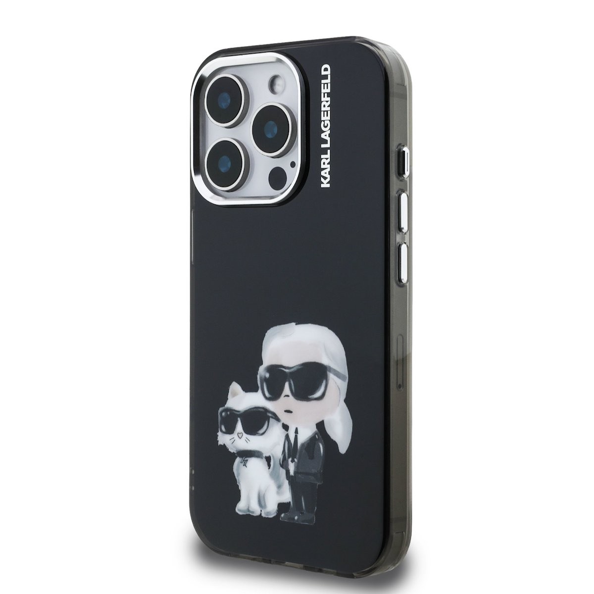 Apple iPhone 16 Pro KARL LAGERFELD KLHMP16LHMKCAQK IML Hátlap - Fekete