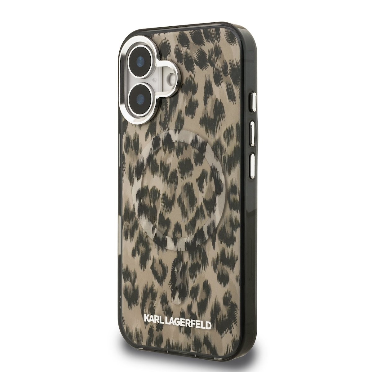 Apple iPhone 16 KARL LAGERFELD KLHMP16SHDLEOICW Magsafe IML Hátlap - Barna