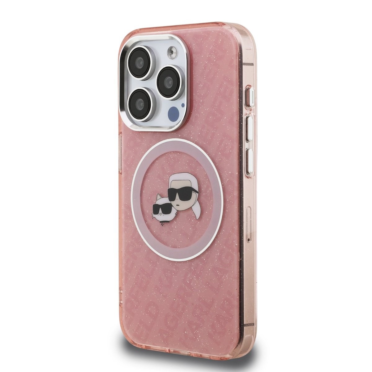 Apple iPhone 16 Pro Max KARL LAGERFELD KLHMP16XHMKBKCHP Magsafe IML Hátlap