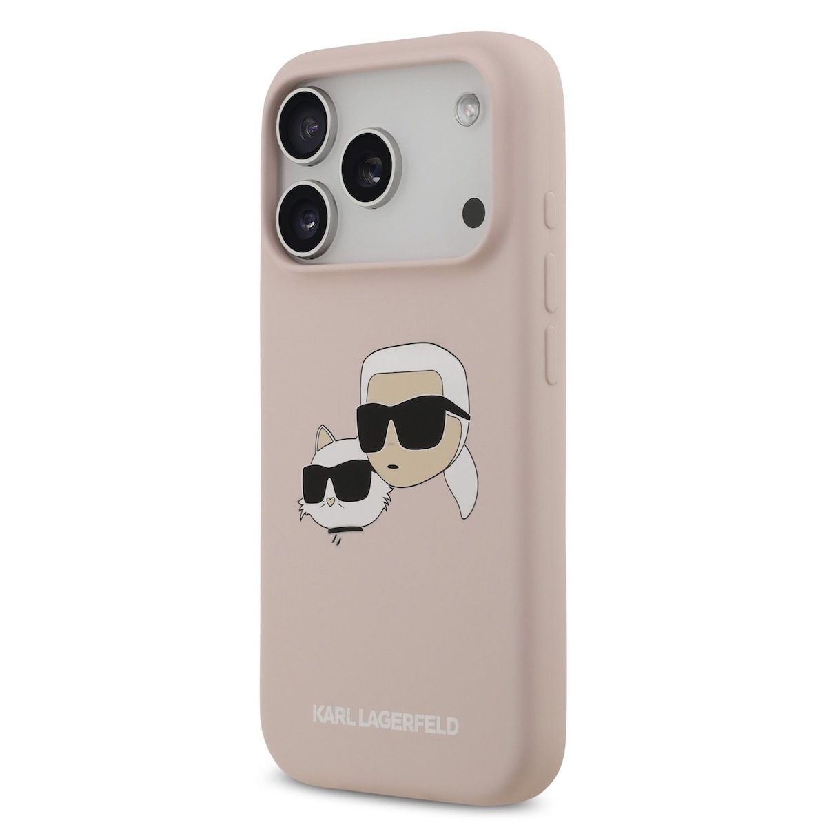 Apple iPhone 17 Pro Max KARL LAGERFELD KLHMP17XSKCHPPLP Liquid Silicon Mag