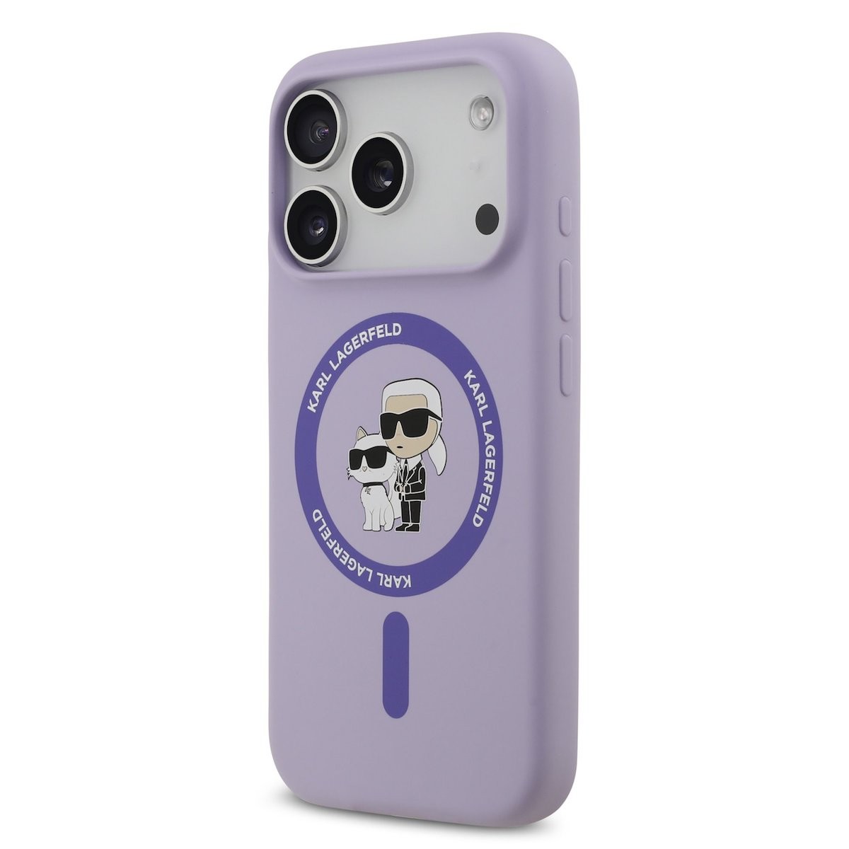 Apple iPhone 17 Pro Max KARL LAGERFELD KLHMP17XSCMKCRHU Liquid Silicon Mag