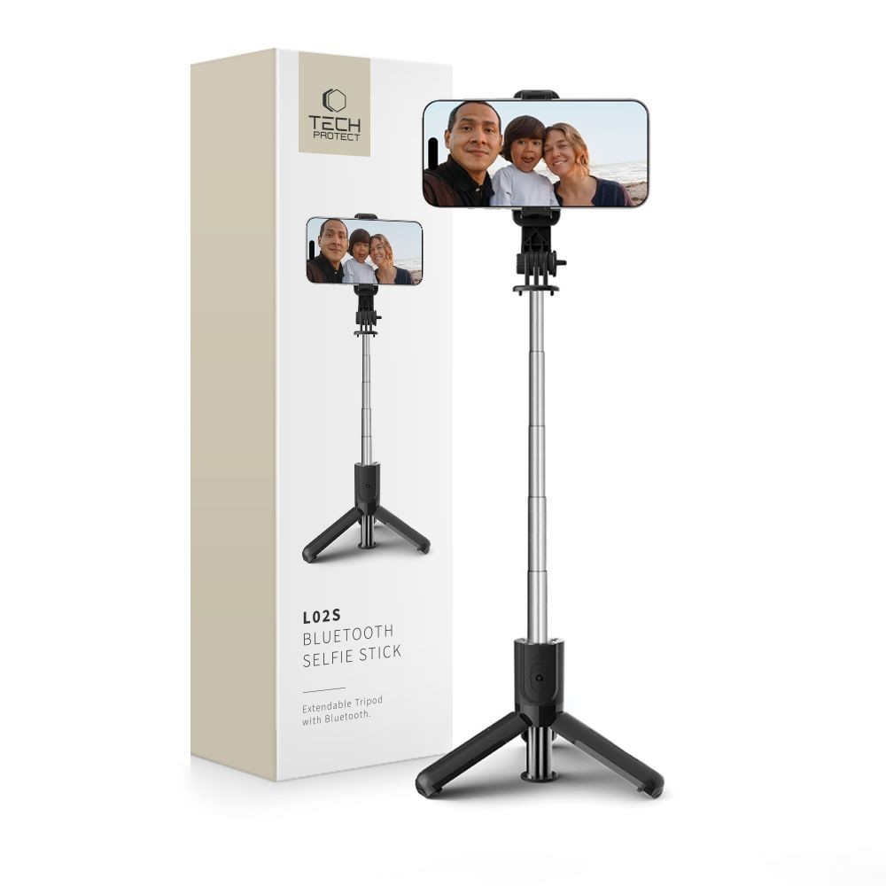 Tech-Protect L02S Bluetooth Tripod Stand Multifunkciós Wireless Gimbal Sel