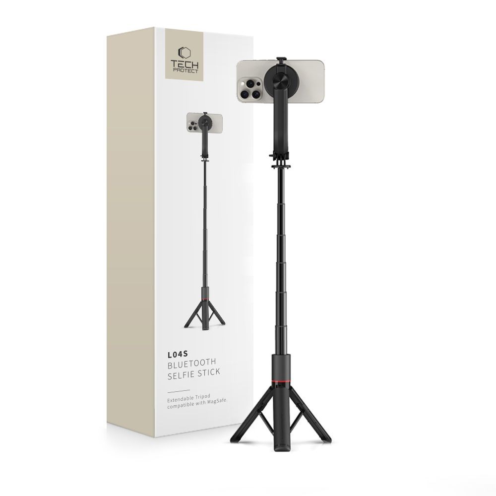 Tech-Protect L04S Bluetooth MagSafe Tripod Stand Multifunkciós Wireless Gi