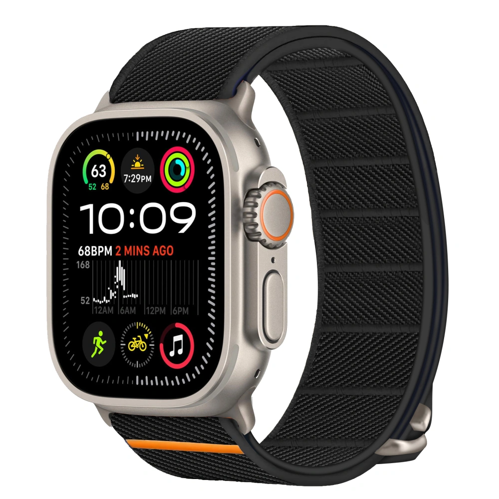 Apple iWatch Tech-Protect 44/45/46/49mm óraszíj - Fekete