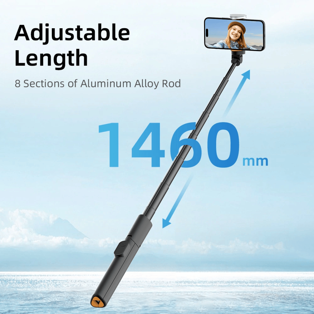 Tech-Protect L09S Bluetooth Tripod Stand Multifunkciós Wireless Gimbal Sel
