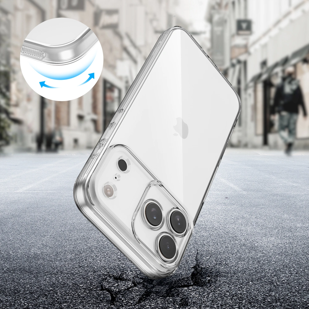 Apple iPhone 17 Pro Tech-Protect FlexAir Hátlap - Átlátszó