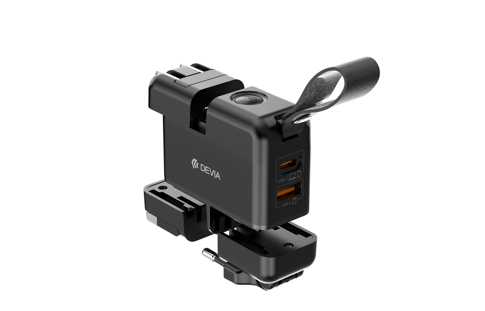 Devia Q2618 Global Multiple PD 45W Hálózati Töltőfej - Fekete