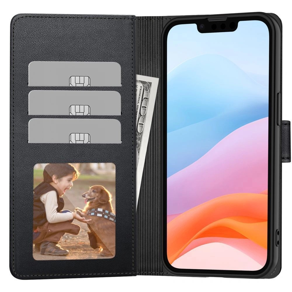 Xiaomi Redmi 15C Tech-Protect Könyvtok - Fekete