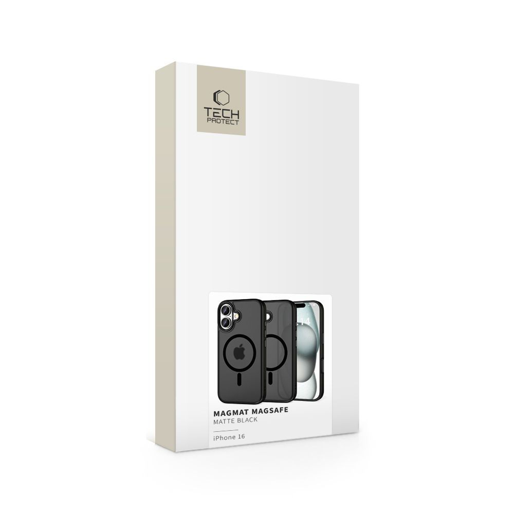 Apple iPhine 16 Tech-Protect Magmat Magsafe Hátlap - Fekete