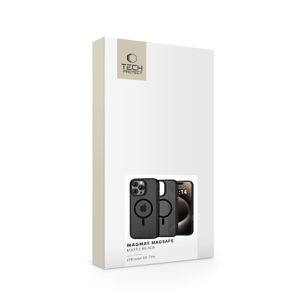 Apple iPhine 16 Pro Max Tech-Protect Magmat Magsafe Hátlap - Fekete