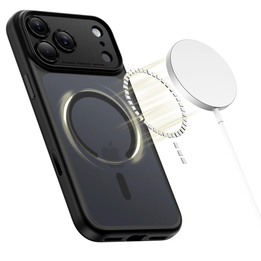 Apple iPhine 17 Pro Tech-Protect Magsafe Hátlap - Fekete