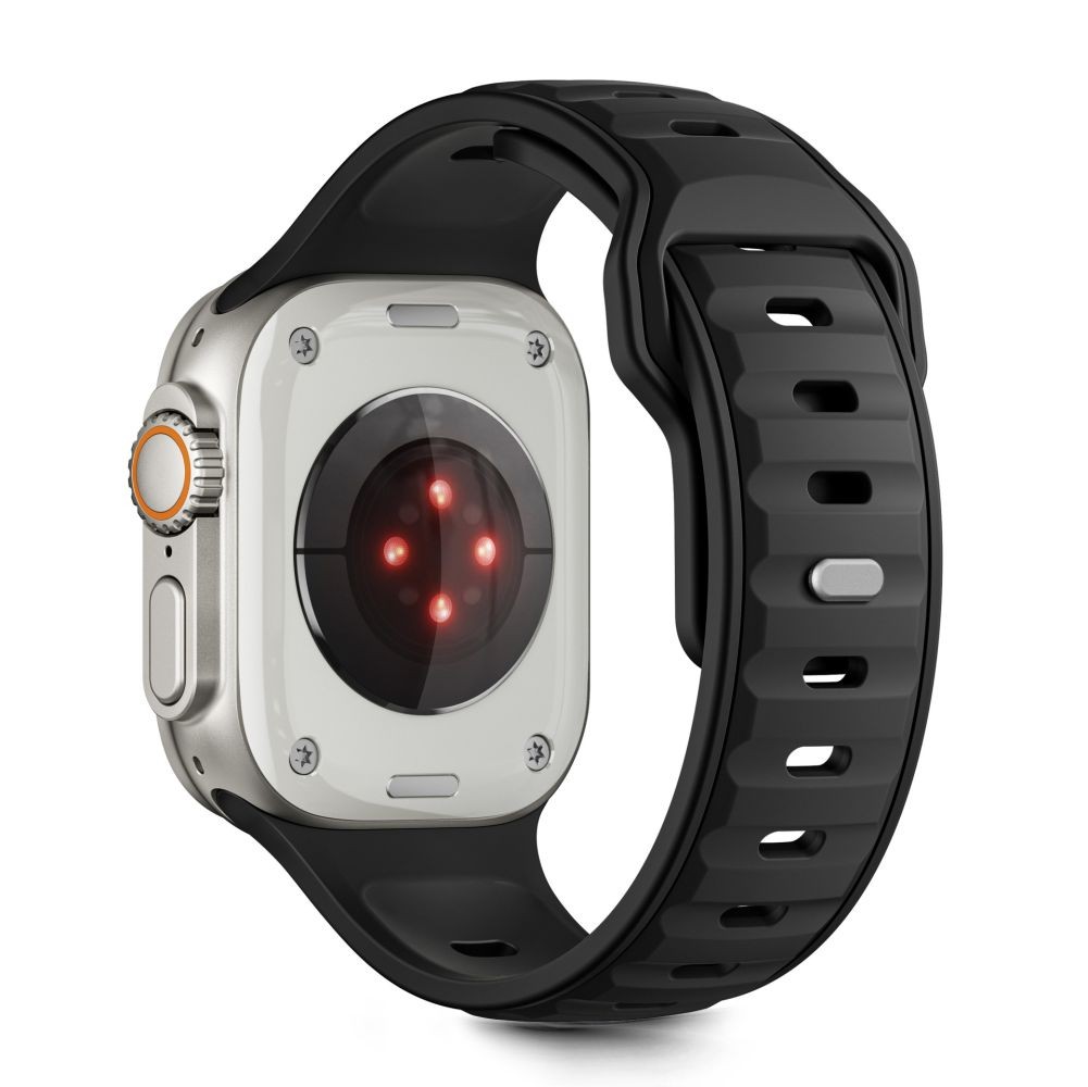 Apple iWatch Tech-Protect 44/45/46/49mm óraszíj - Fekete