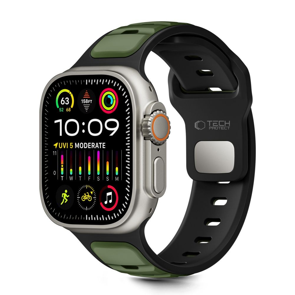Apple iWatch Tech-Protect 44/45/46/49mm óraszíj - Zöld