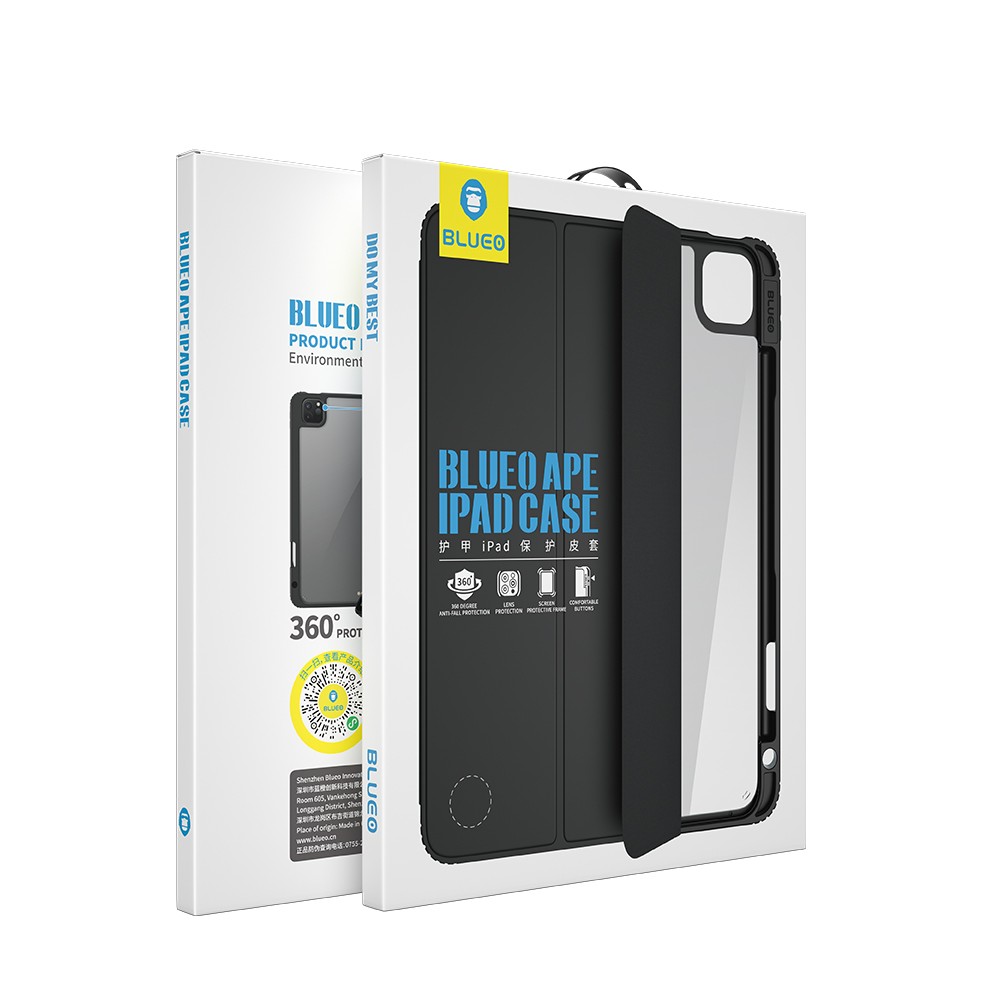 Apple iPad 7/8 10.2''/Air 3 10.5'' 2025 Blueo APE Könyvtok - Kék