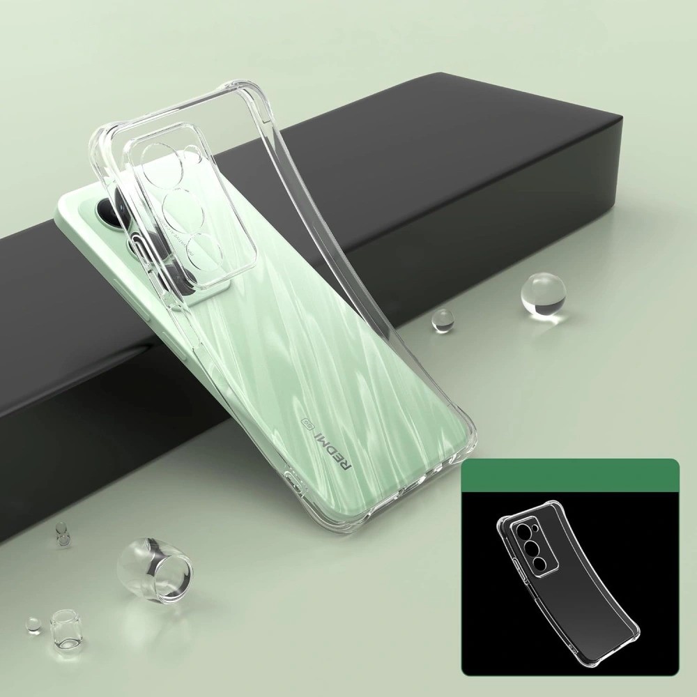 Xiaomi Redmi 15C Tech-Protect FlexAir Hátlap - Átlátszó