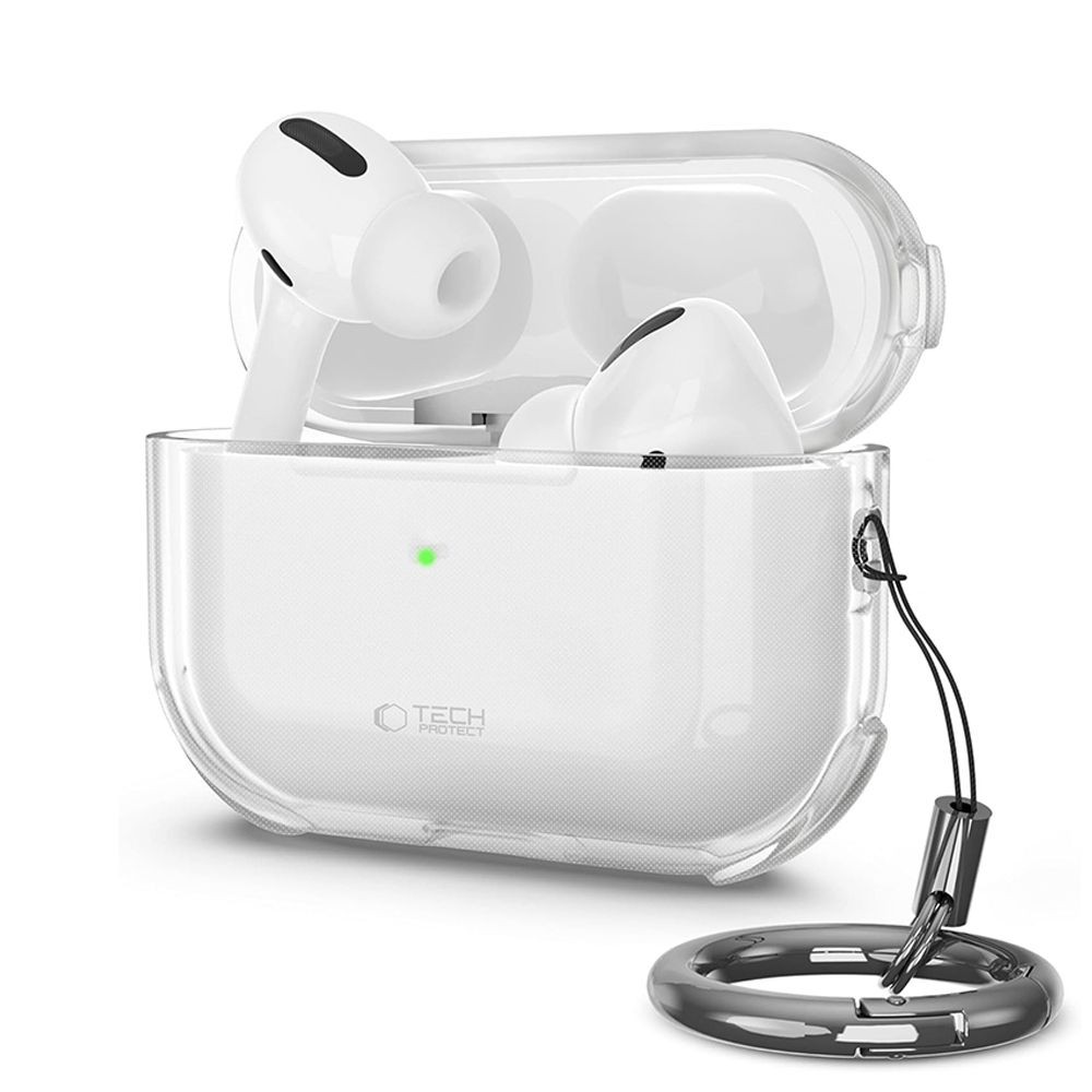 Apple AirPods Pro 3 Tech-Protect Bounce Szilikon Tok - Átlátszó