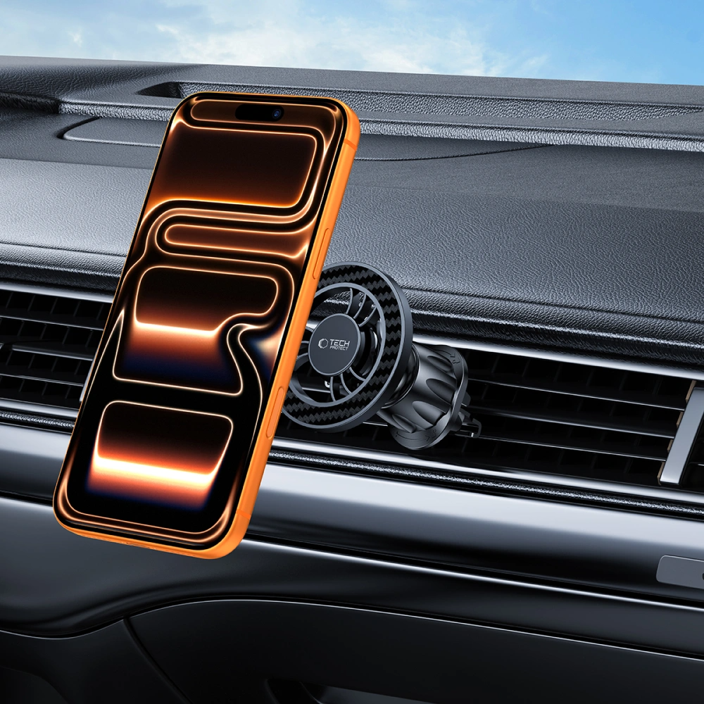 Tech-Protect N56 Autós Magsafe Tartó - Fekete