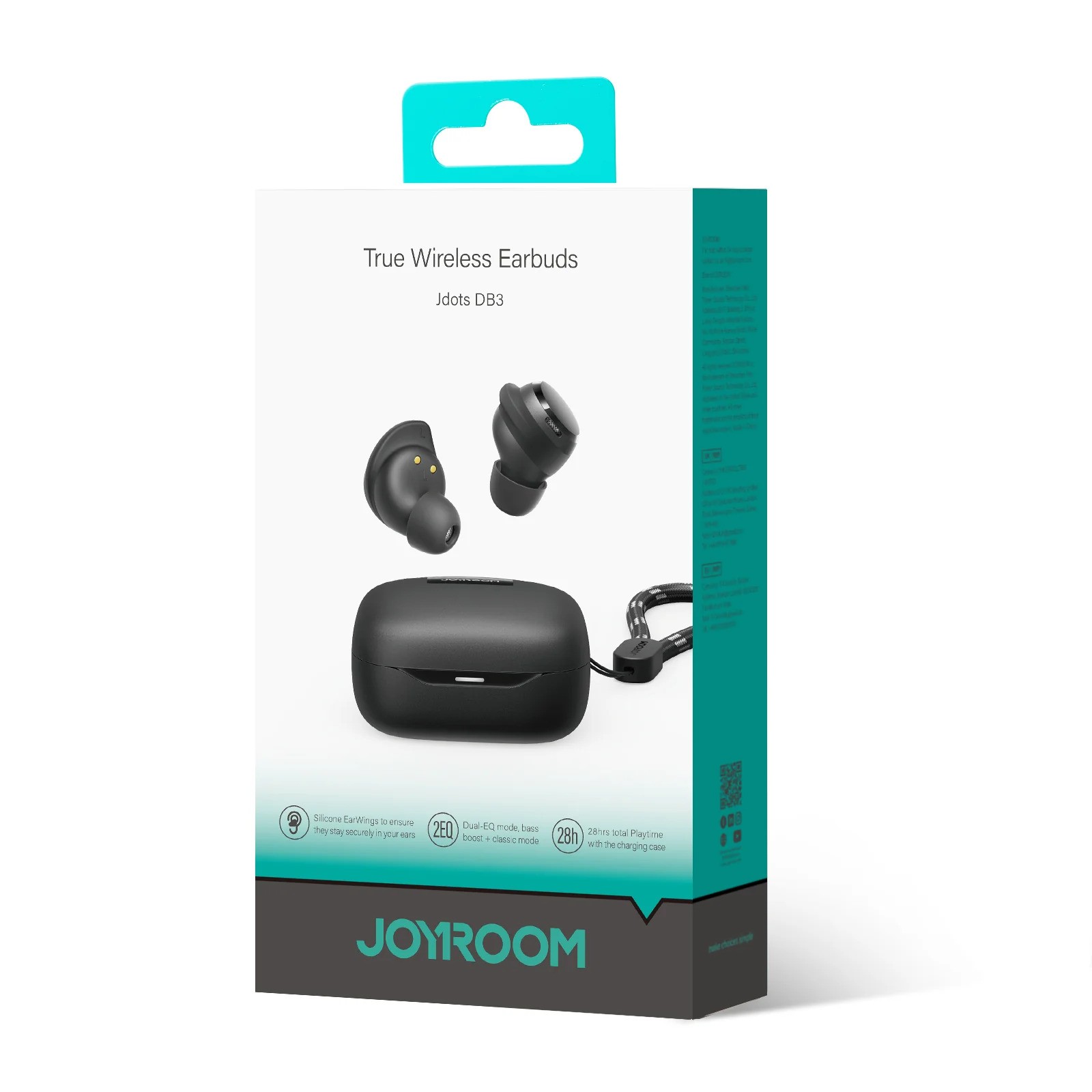 Joyroom Jbuds JR-DB3 Bluetooth Headset - Fekete