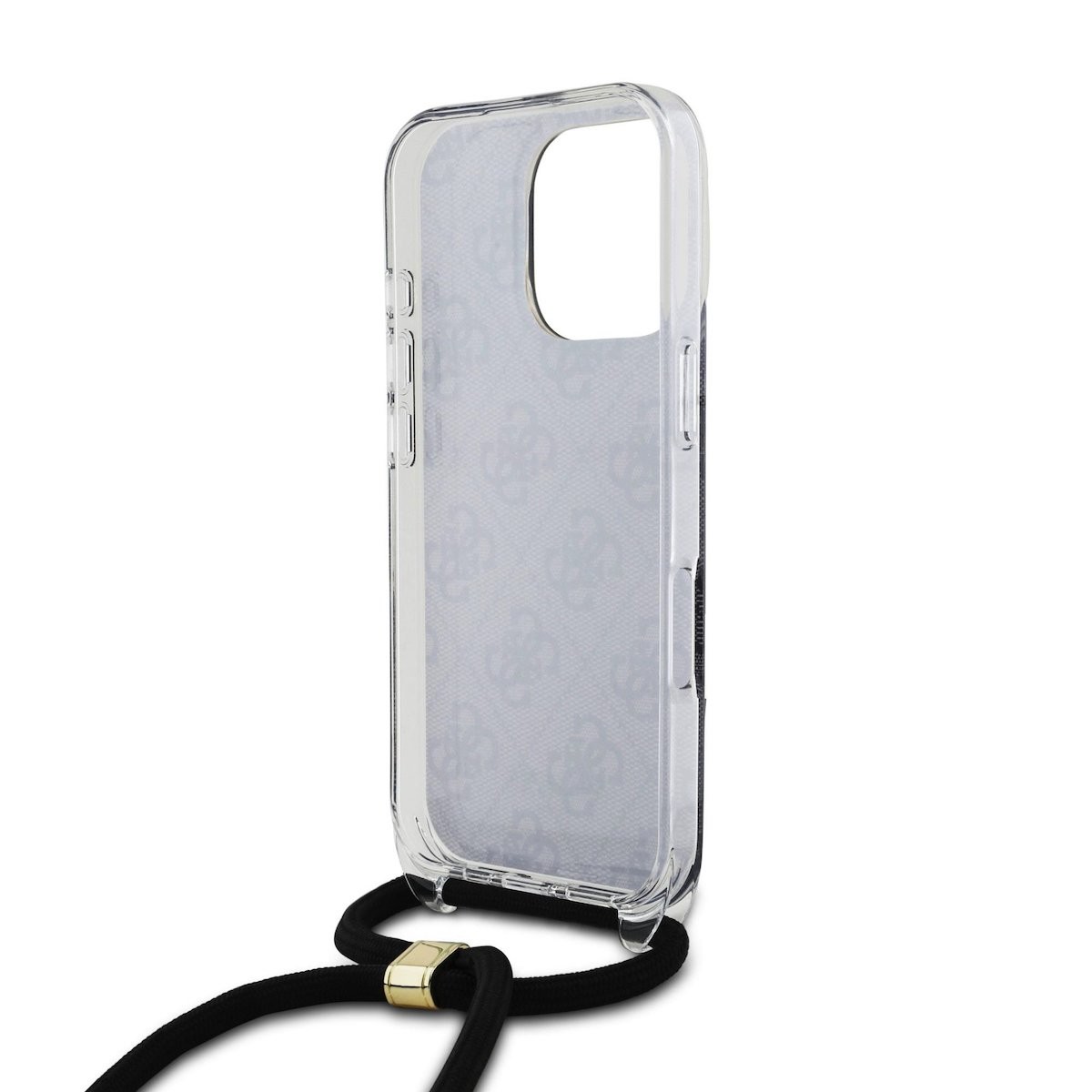 Apple iPhone 16 Pro GUESS GUHCP16LSHC4SEK IML Hátlap - Fekete