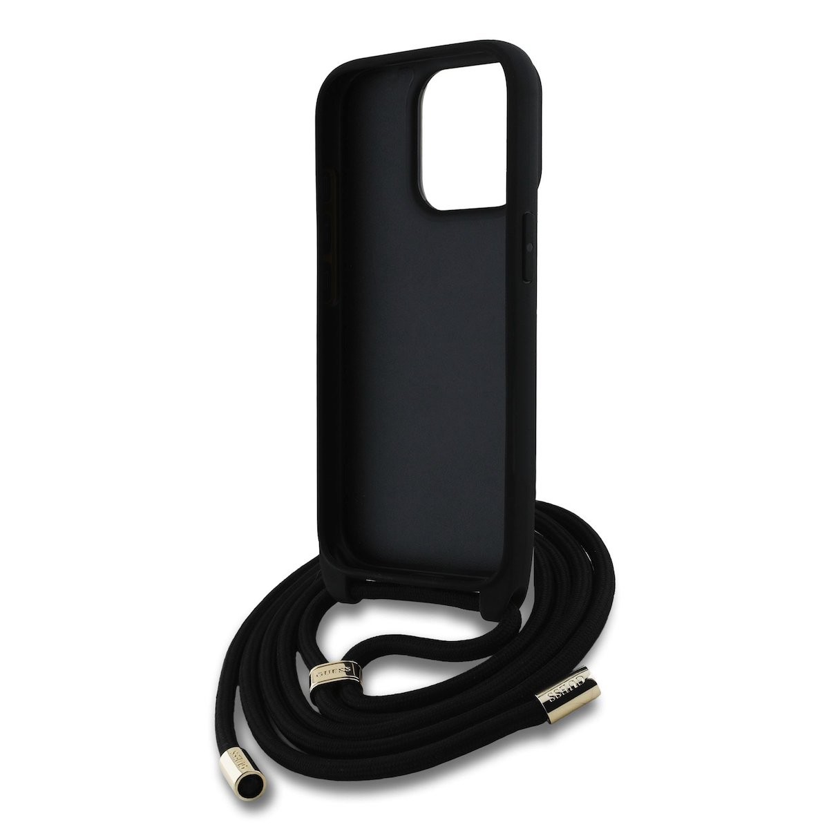 Apple iPhone 16 Pro GUESS GUHCP16LP4GMGCRK Hátlap - Fekete