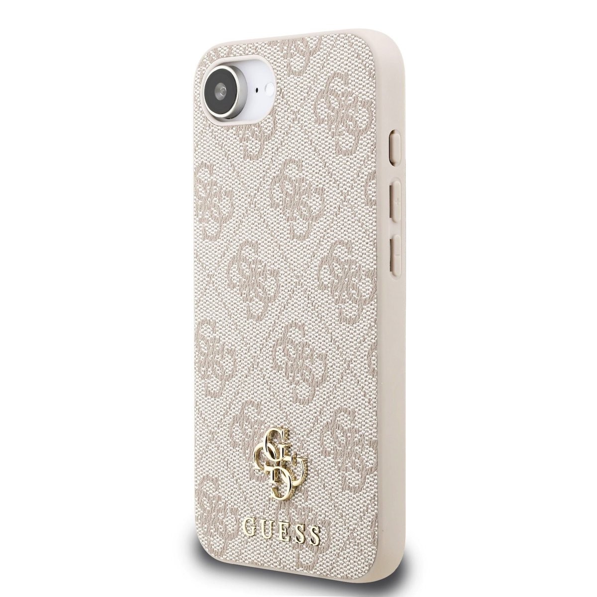 Apple iPhone 16e GUESS GUHMPSE4P4SM4MP MagSafe Hátlap - Rózsaszín