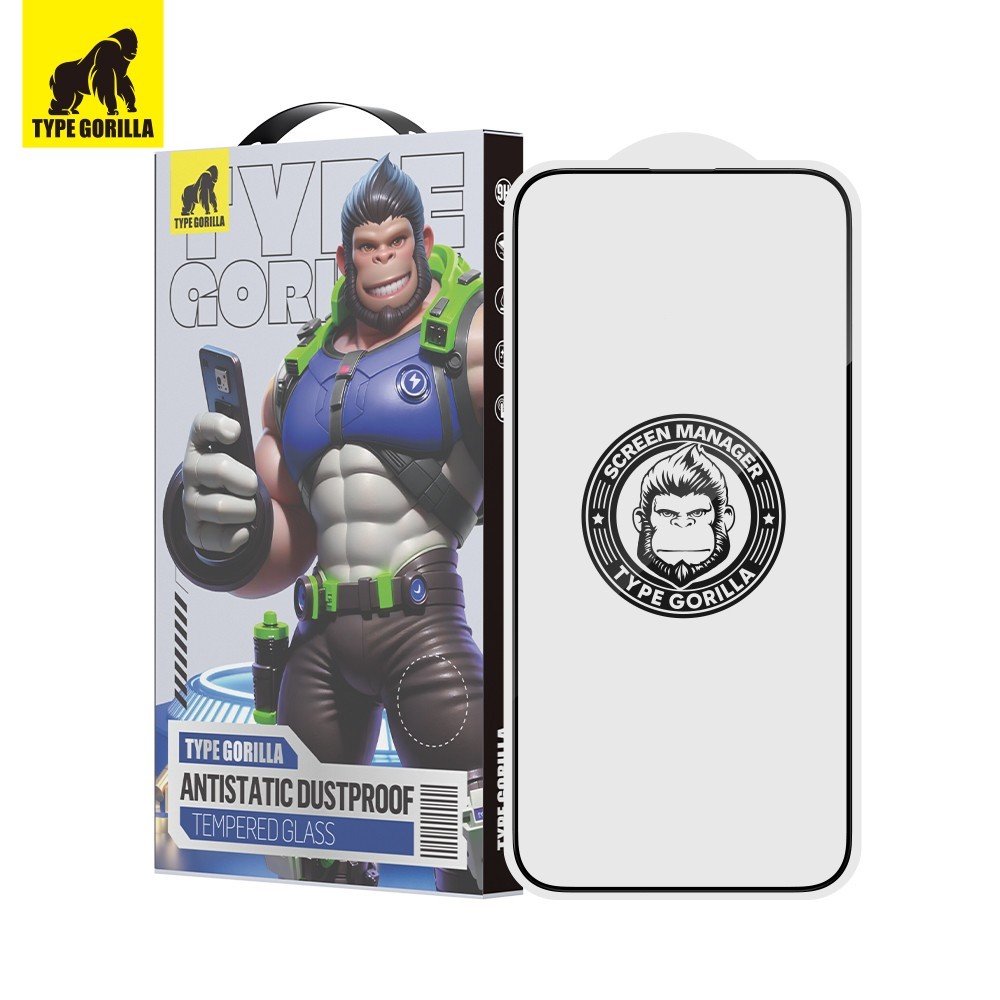 Apple iPhone 15 Pro Max TG ESD Anti-Static 5 Darabos 2.5D Full Üvegfólia -