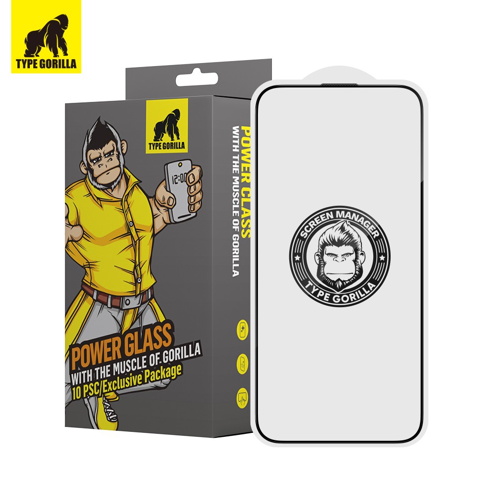 Apple iPhone 14 Pro TG ESD Anti-Static 10 Darabos 2.5D Full Üvegfólia - Fe