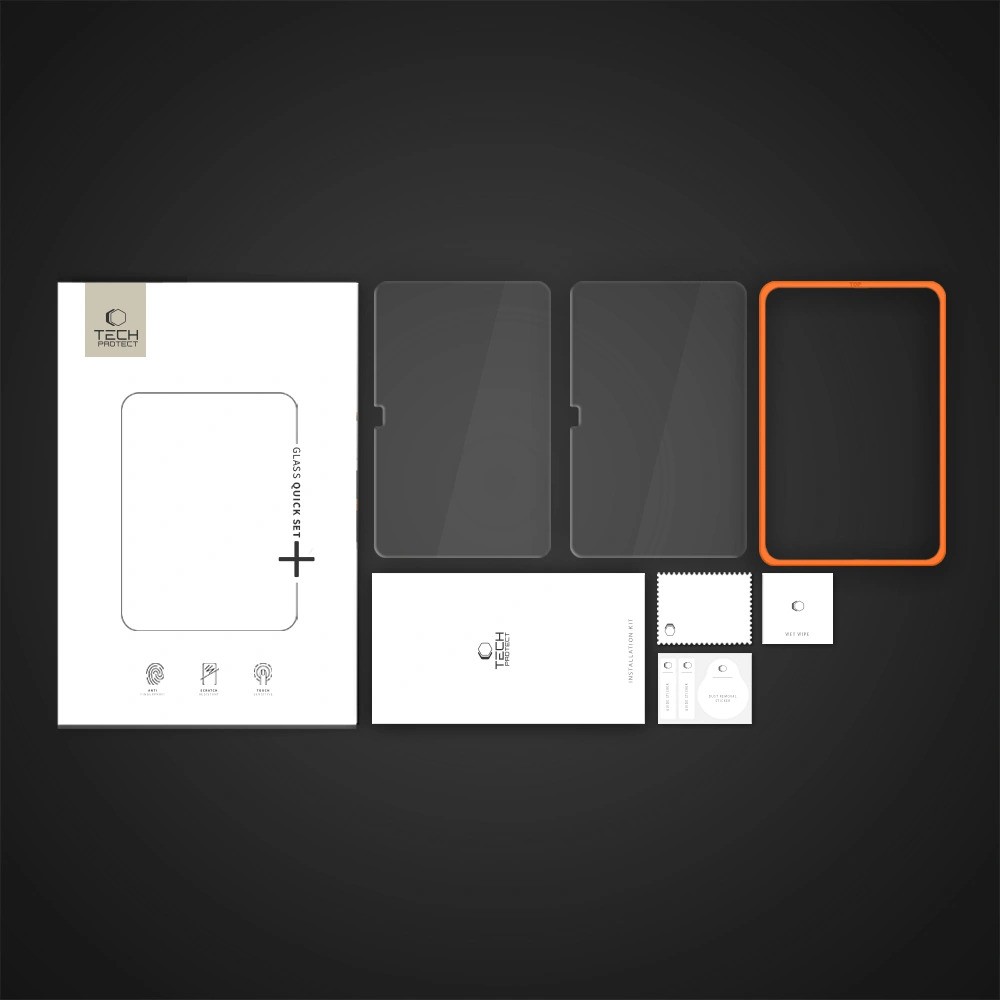 Apple iPad 10.9'' 2022/11'' 2025 2 darabos Tech-Protect üvegfólia - Átláts