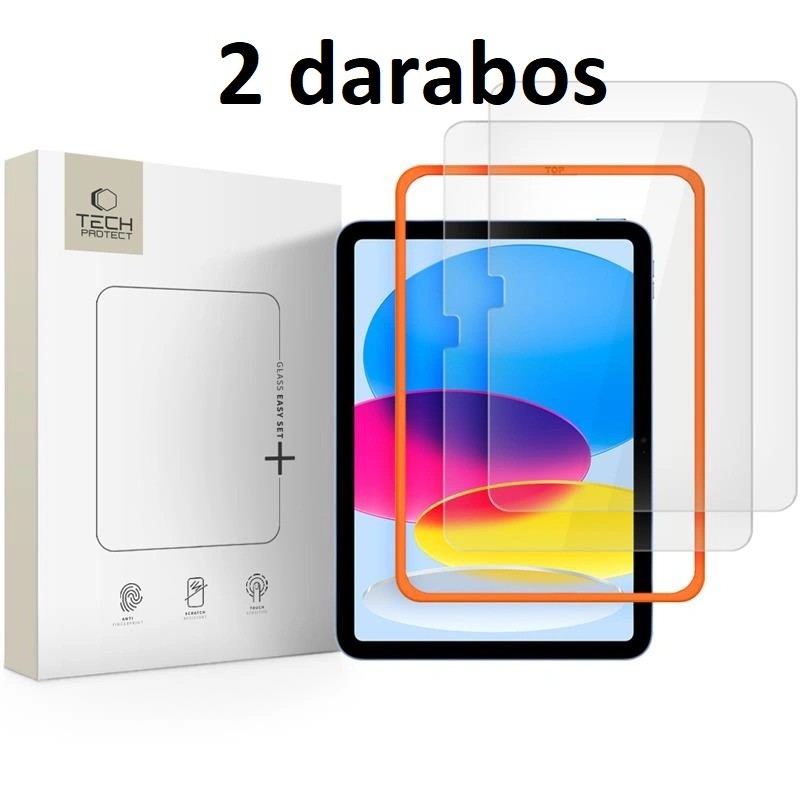 Apple iPad 10.9'' 2022/11'' 2025 2 darabos Tech-Protect üvegfólia - Átláts