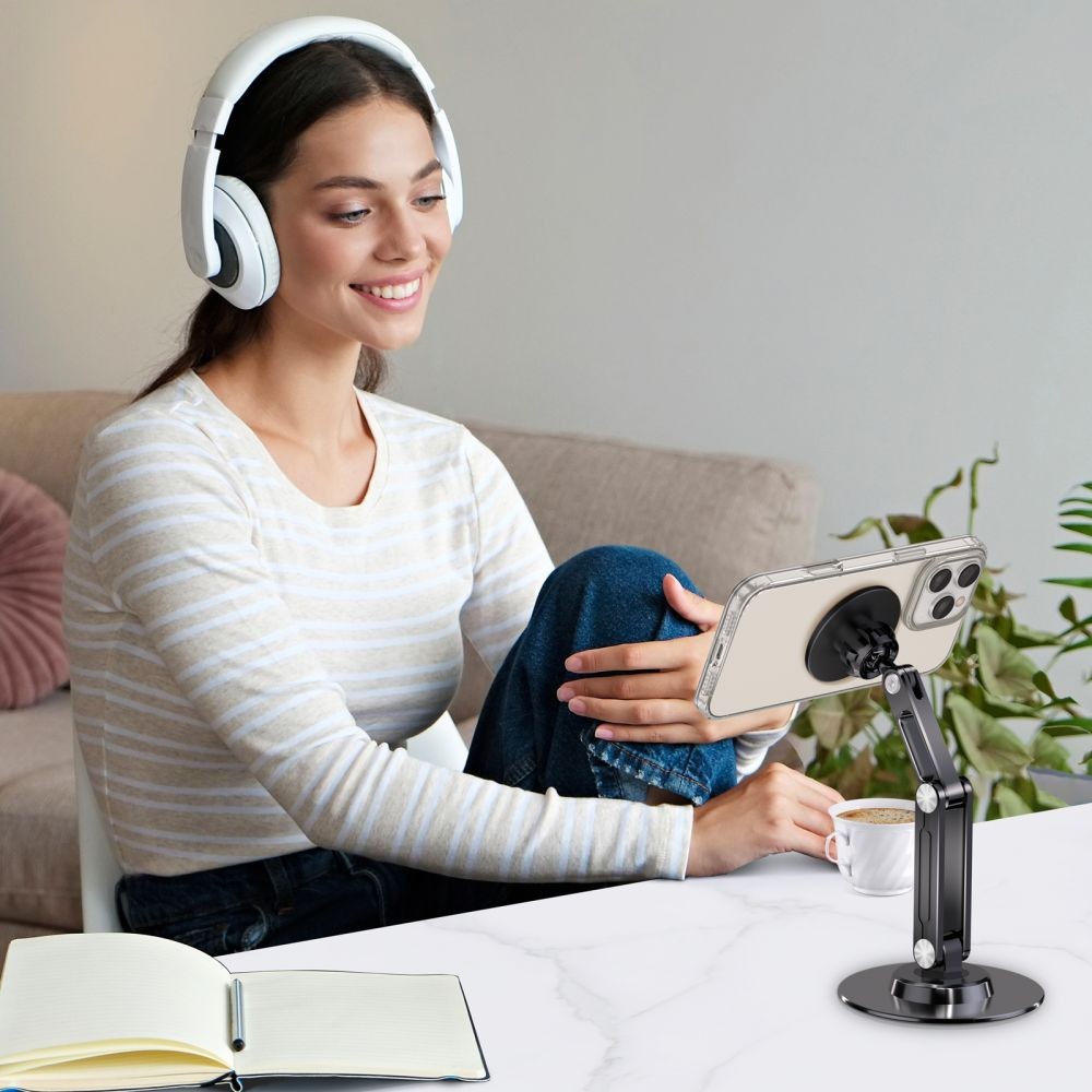 Tech-Protect DPT100 MagSafe Asztali Tartó - Fekete