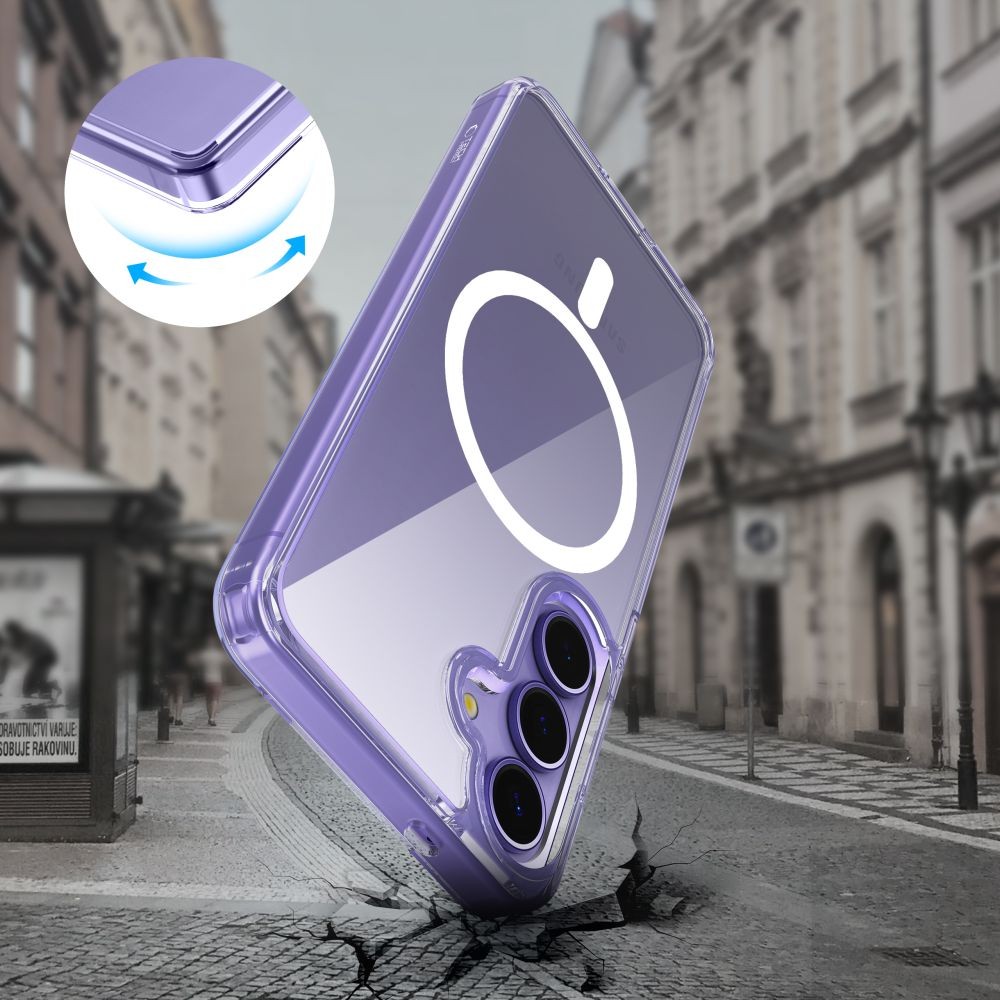 Samsung S26 Plus Tech-Protect FlexAir Magsafe Hátlap - Átlátszó