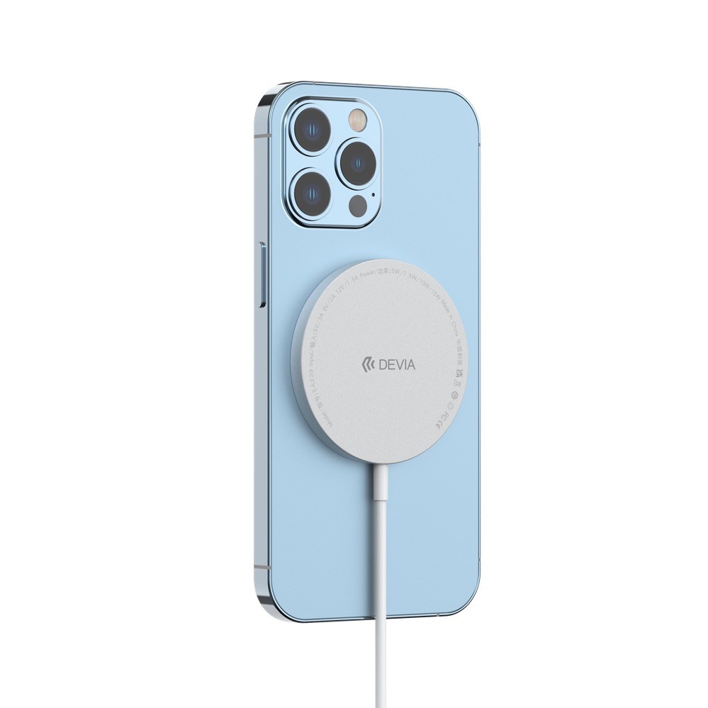 Devia EA239 Smart Magnetic Type-C MagSafe Töltő - Fehér