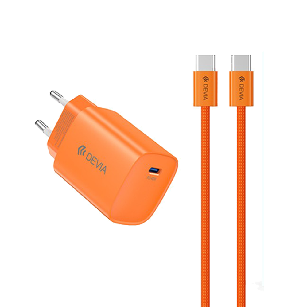 Devia RCE-6001CWEU Ultra6 PD 40W Dynamic GaN Hálózati Töltőfej + USB Type-