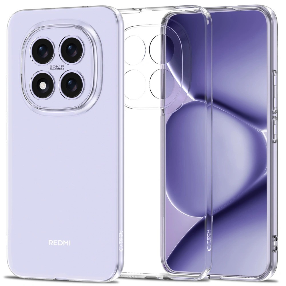 Xiaomi Redmi Note 15 Pro 5G Tech-Protect FlexAir Hátlap - Átlátszó