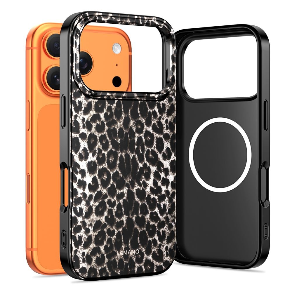 Apple iPhone 17 Pro Max Tech-Protect Leopard Magsafe Hátlap - Fekete