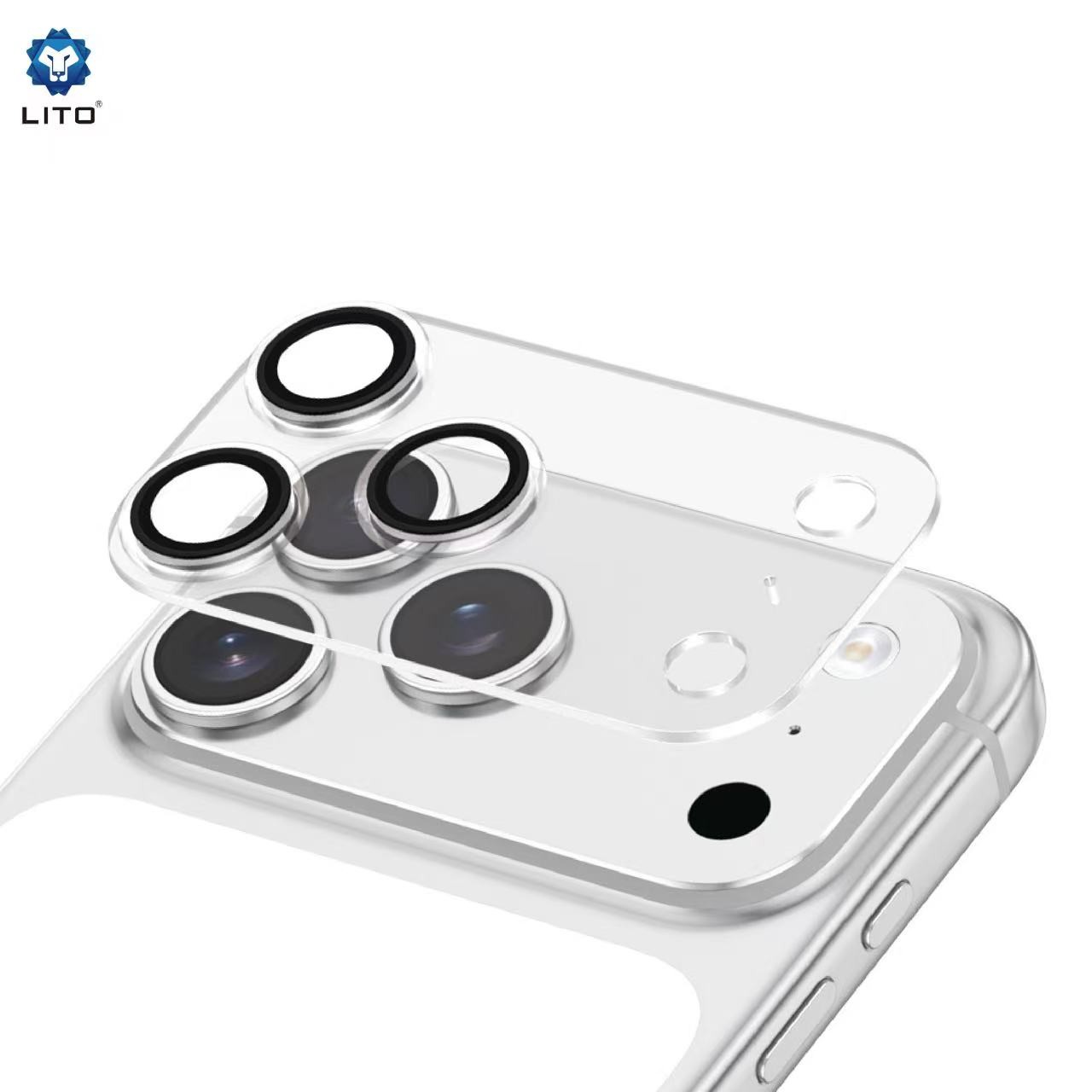 Apple iPhone 17 Pro Max Lito Crown 3D AR+AF Kameravédő Üvegfólia - Matt Át