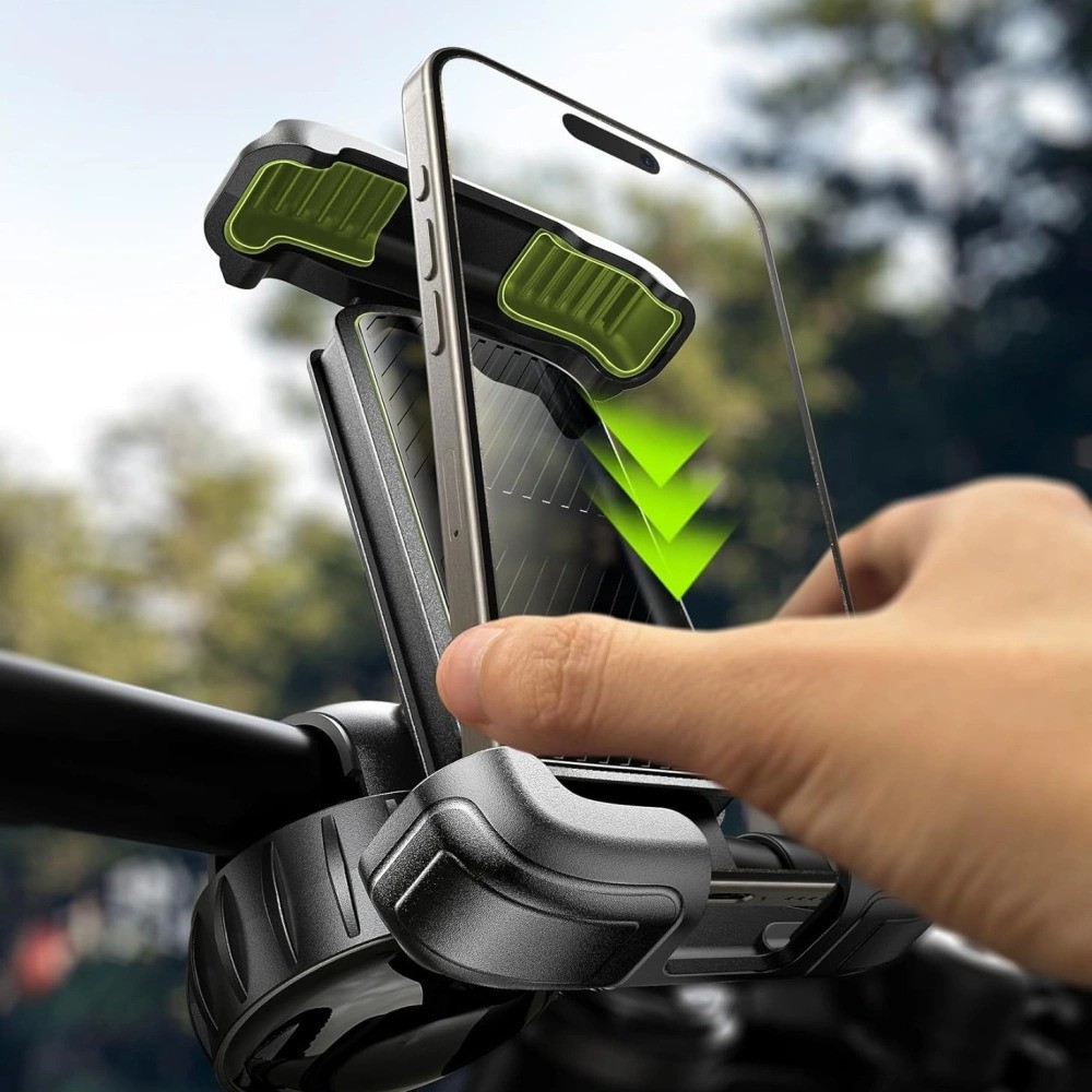 Tech-Protect V6 Univerzális Motoros és Biciklis Tartó - Fekete