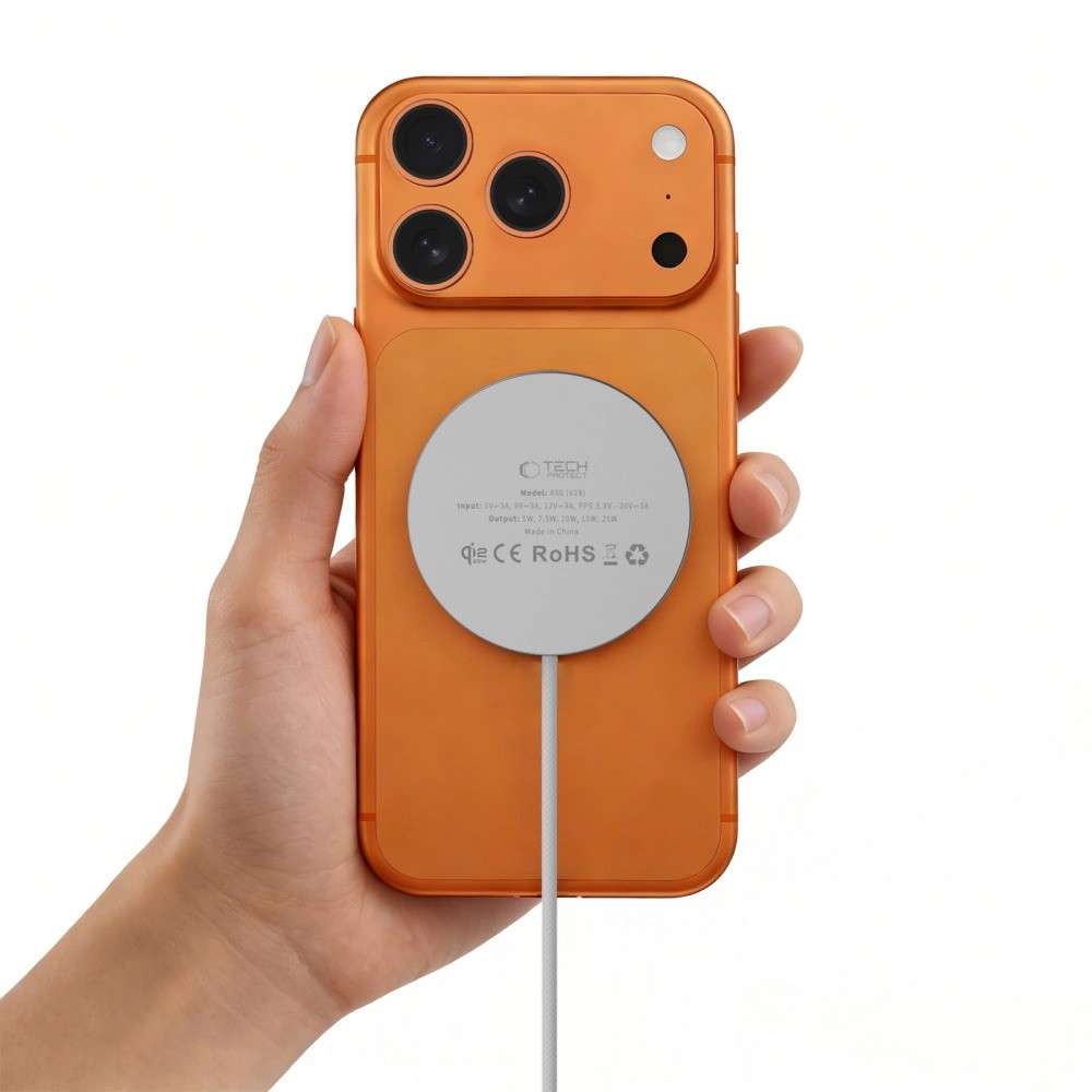 Tech-Protect A50 Ql2.2 25W MagSafe Töltő Type-C - Fehér