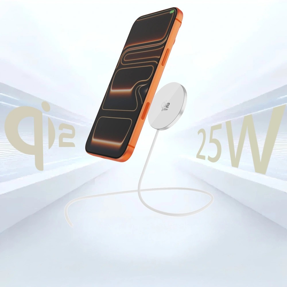 Tech-Protect A50 Ql2.2 25W MagSafe Töltő Type-C - Fehér