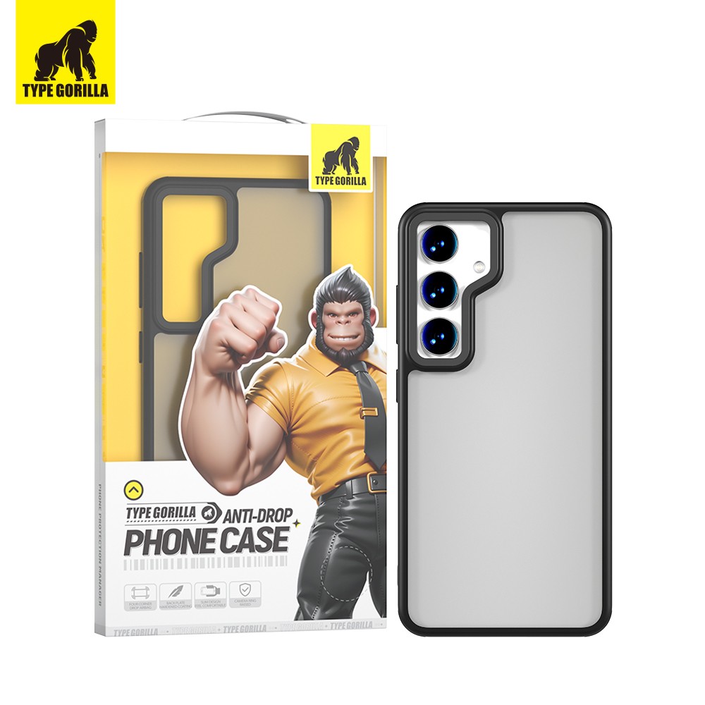 Samsung S25 Ultra TG Phone Case Hátlap - Fekete
