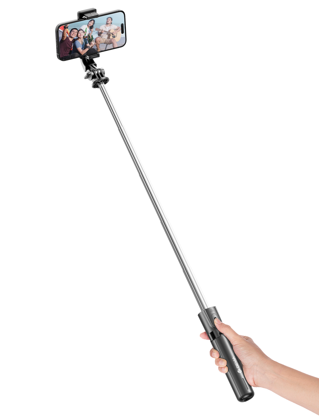Devia F01 Lite1 Tripod Stand Multifunkciós Wireless Selfie Bot - Fekete