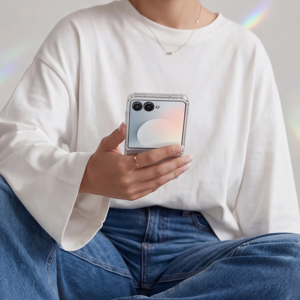 Samsung Z Flip 8 Tech-Protect FlexAir Hátlap - Átlátszó