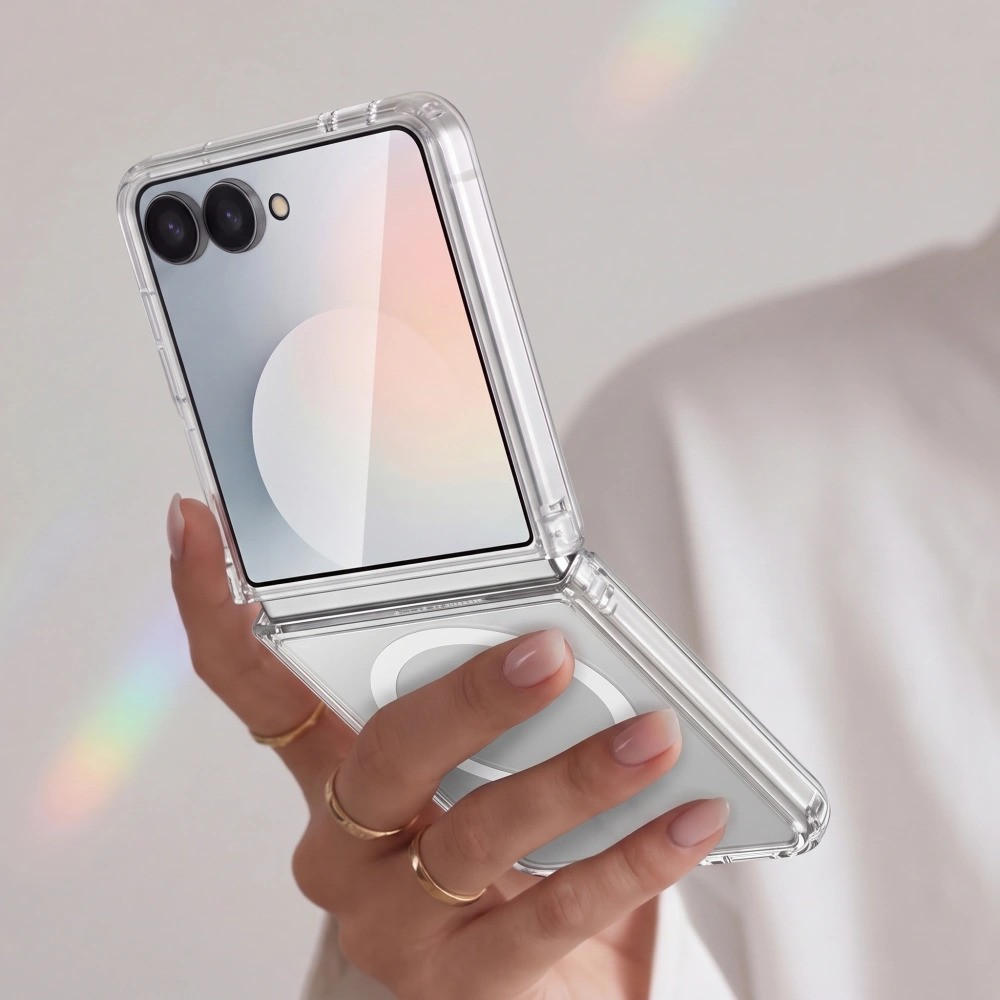 Samsung Z Flip 8 Tech-Protect FlexAir Magsafe Hátlap - Átlátszó